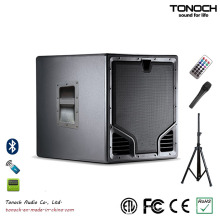 De boa qualidade 18 polegadas classe-d subwoofer PA sistema powered alto-falante